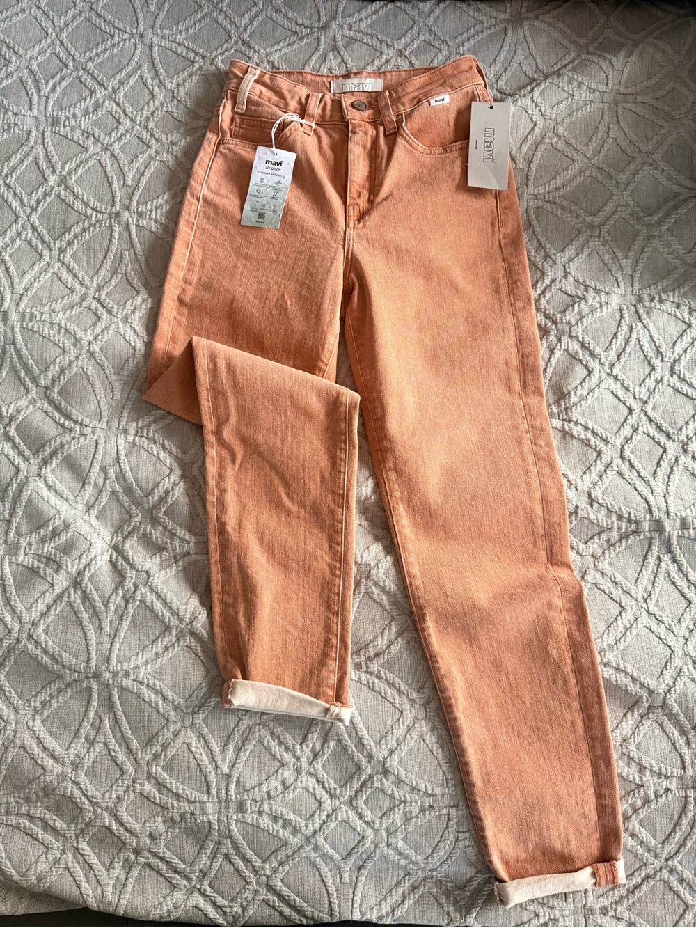 Mavi Women's Skinny Jeans in Peach